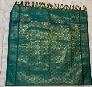 Green Silk Dupatta