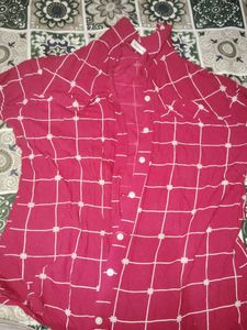 Red & White Checked Shirt