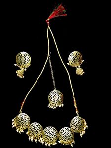 Gold-Tone Indian Jewelry Set