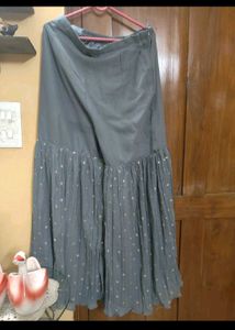 heavy embroidered sharara set