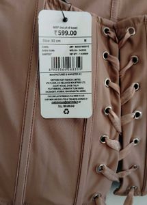 Stylish Tan Corset Top