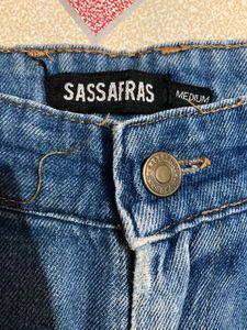 Wide Leg Denim Jeans