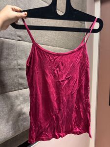 Red Stretchable Tank Top