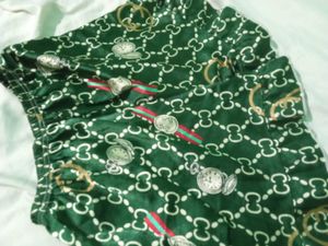 Green Patterned Blouse