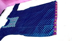 Blue Printed Kurta