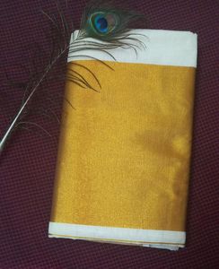 Not used Kerala Kasavu Saree