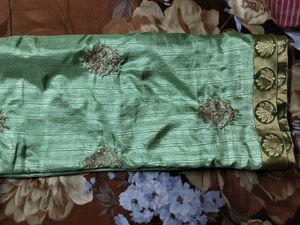 Green Saree Blouse