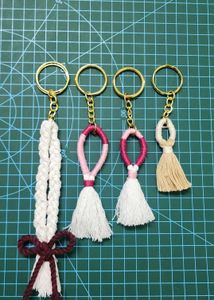 Handmade Tassel Keychains (4 Piece)