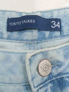 Funky Graphic Print Jeans