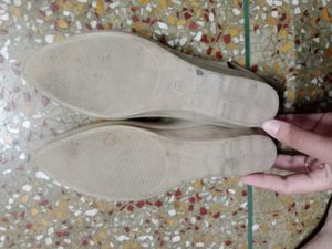 Elegant Beige Ballerinas