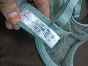 Lace Detail Bra - Light Green🖤