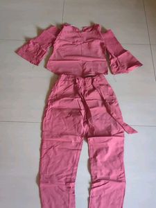 Chic Mauve Two-Piece Set