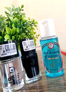 Diclo Black Nail Polish 💅