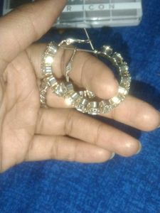 Sparkling Hoop Earrings
