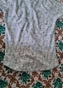 Patterned Button-Down Shirt