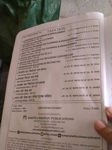 Income TAX LAW &amp; ACCOUNTS BOOK