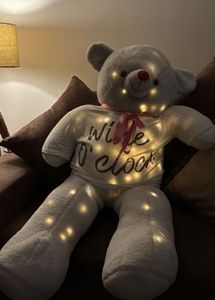 Large Plush Teddy Bear with LED light
