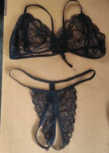 Black Lace Lingerie Set