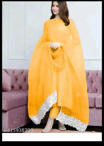 Elegant Yellow Salwar Kameez
