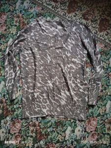 Oasis Leopard Print Long Sleeve