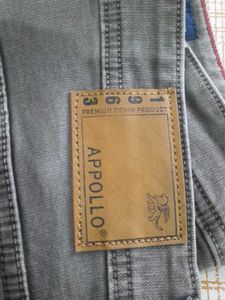 Grey Straight Leg Jeans
