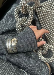 Stylish Metallic Co ord Set with padded shoulder