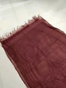 Maroon Net Dupatta