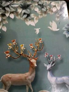 Set of 3 Flower Modern art self adeshive Home deco