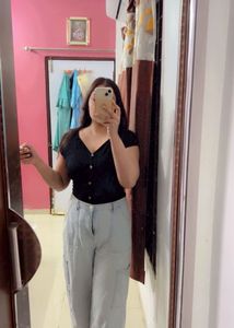 Black Crop Top