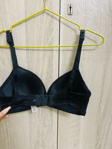Black Lace Bra