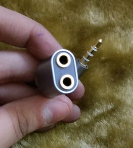 Dual Earphones Jack Splitter