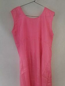 Pink Kurta Set with Shrug 💗