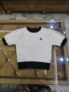 Preppy Chic Knit Top