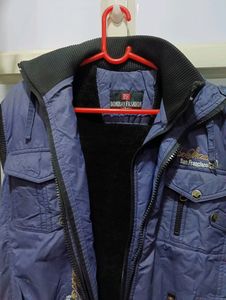 Winter Special Cut Slives Jacket With Dubbel Chain