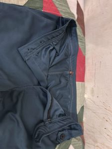 Blue Casual Pants