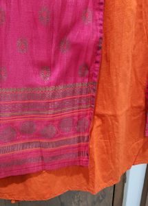 Orange Pink Kurthi