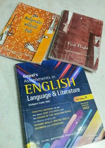 NCERT And Goyal's English Books Combo For Class 10
