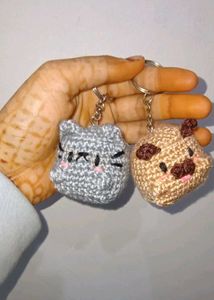 Dog And Cat Cute Keychain