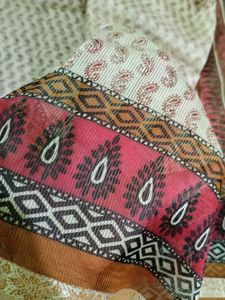 Art Silk Paisley Saree 🤎