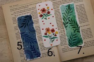 HAND PAINTED BOOKMARKS pt.02