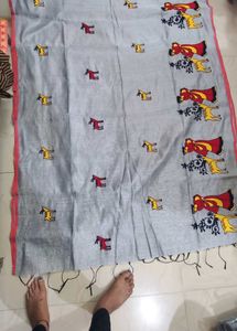 Figure Print Handloom Saree