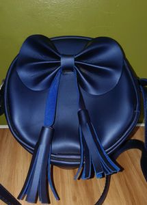 Coquette Navy Blue Crossbody Bag