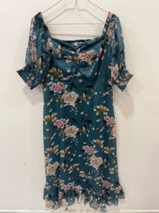 Floral Print Midi Dress