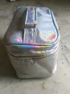 Colorbar Fish Scale Silver Vanity Bag Brand New