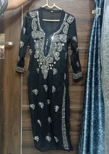 Black Georgette Kurti🎀