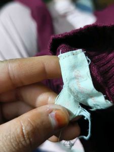 Burgundy Cold Shoulder Knit Top