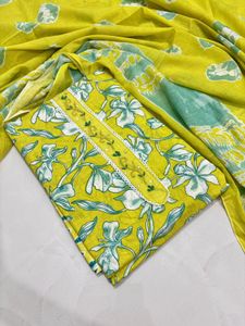 Floral Print Salwar Kameez Suit