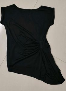 Assymetric Stylish Black Top