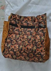 Vintage  Fabric  Beautiful Handbag
