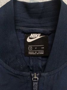 Nike Navy Blue Bomber Jacket